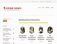 Tablet Screenshot of cheapest-wine-prices.co.uk